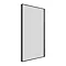 Arezzo Black 1200 x 700mm Rectangular Mirror Large Image