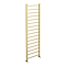 Arezzo Brushed Brass 1600 x 500mm Straight Heated Towel Rail (incl. Valves + Electric Heating Kit)