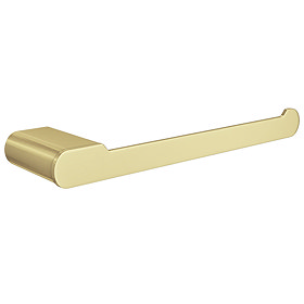 Arezzo Brushed Brass 220mm Towel Rail Large Image