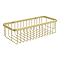 Arezzo Brushed Brass 300mm Wire Shower Basket