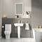 Arezzo Brushed Brass 500 x 700mm Rectangular LED Illuminated Anti-Fog Bathroom Mirror
