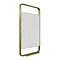 Arezzo Brushed Brass 550 x 1000mm Mirror with Shelf Large Image