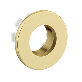 Arezzo Brushed Brass Basin Overflow Cover Insert Hole Trim