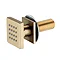 Arezzo Brushed Brass Body Jet - 1 x Slim Square Jet  Profile Large Image