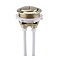 Arezzo Brushed Brass Push Button for Close Coupled Cisterns - 48mm Hole