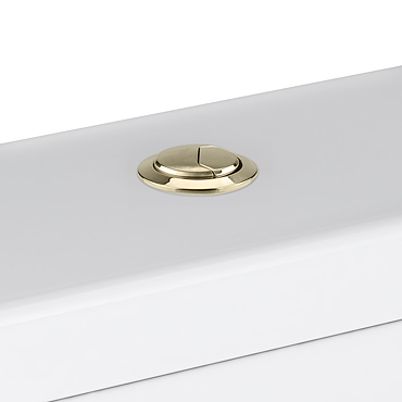 Arezzo Brushed Brass Push Button for Close Coupled Cisterns - 48mm Hole