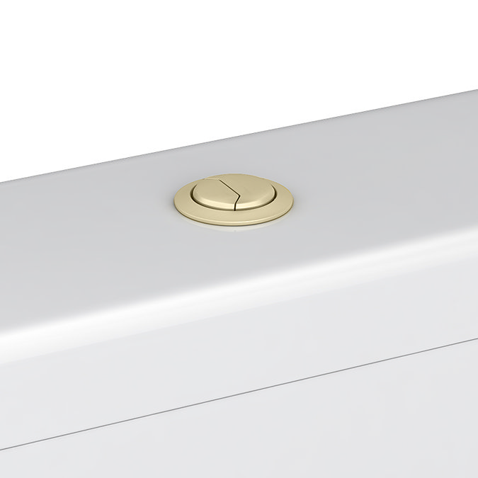 Arezzo Brushed Brass Cistern Flush Button - 48mm Hole