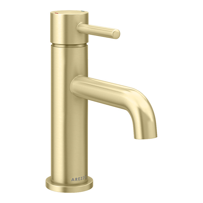 Arezzo Brushed Brass Complete Modern Bathroom Package