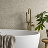 Arezzo Brushed Brass Freestanding Bath Tap with Shower Mixer
