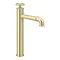 Arezzo Brushed Brass Industrial Style High Rise Basin Mixer  Standard Large Image