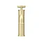 Arezzo Brushed Brass Industrial Style Mono Basin Mixer  In Bathroom Large Image