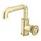 Arezzo Brushed Brass Industrial Style Side Tap Head Basin Mixer Large Image