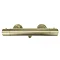 Arezzo Brushed Brass Round Bar Shower Valve incl. Slide Rail Kit with Pencil Handset Feature Large