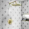 Arezzo Brushed Brass Round Concealed Dual Thermostatic Shower Valve  Standard Large Image