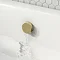 Arezzo Brushed Brass Round Concealed Thermostatic Shower Valve w. Handset + Freeflow Bath Filler  Fe