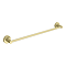 Arezzo Brushed Brass Round Single Towel Rail