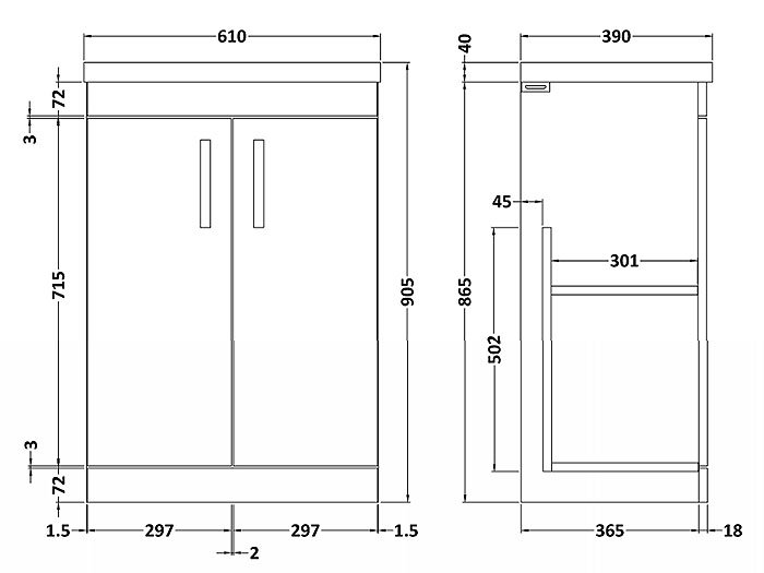 Arezzo Brushed Brass & Rustic Oak Complete Bathroom Suite - Floor Standing Vanity