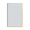 Arezzo Brushed Brass Square Edge 1200 x 700 Mirror
