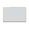 Arezzo Brushed Brass Square Edge 1200 x 700 Mirror