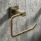 Arezzo Brushed Brass Square Toilet Roll Holder Large Image
