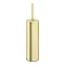 Arezzo Brushed Brass Toilet Brush + Holder Large Image