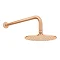 Arezzo Brushed Bronze Round Shower Package with Concealed Valve + Head Standard Large Image