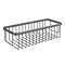 Arezzo Brushed Gunmetal Grey 300mm Wire Shower Basket