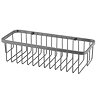 Arezzo Brushed Gunmetal Grey 300mm Wire Shower Basket