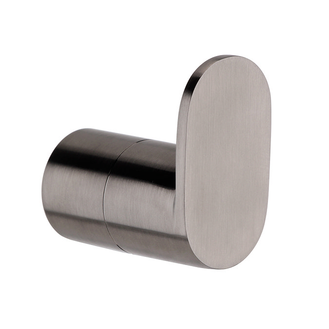 Luxury Brass Gunmetal Grey Bathroom Hardware Matte Electroplated