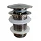 Arezzo Brushed Nickel 360mm Round Stainless Steel Counter Top Basin + Waste Feature Large Image