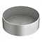 Arezzo Brushed Nickel 360mm Round Stainless Steel Counter Top Basin + Waste