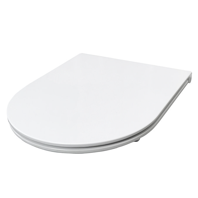 Arezzo BTW Close Coupled Toilet + Slim Soft Close Seat Profile Large Image