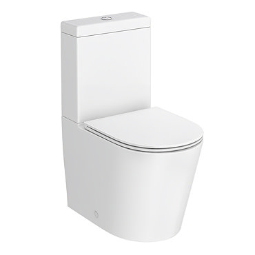 Arezzo BTW Close Coupled Toilet + Slim Soft Close Seat  Profile Large Image