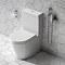 Arezzo BTW Close Coupled Toilet with Douche Kit and Soft Close Seat