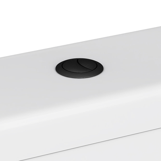 Arezzo BTW Close Coupled Toilet with Slim Soft Close Seat (Matt Black