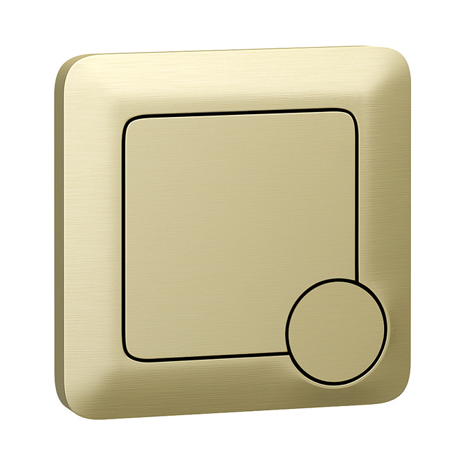 Arezzo BTW Toilet Pan with Soft Close Seat + Concealed Cistern (Brushed Brass Hinges & Flush Plate)