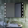 Arezzo Bulb 800 x 600mm LED Illuminated Mirror with Motion Sensor and Anti-Fog