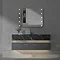 Arezzo Bulb 800 x 600mm LED Illuminated Mirror with Motion Sensor + Anti-Fog