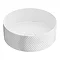 Arezzo Chevron Round Counter Top Basin - 360mm Diameter  Profile Large Image