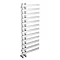 Arezzo Chrome 1200 x 500mm 12 Bars Designer Heated Towel Rail  Profile Large Image