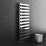 Arezzo Chrome 1200 x 500mm 12 Bars Designer Heated Towel Rail