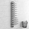 Arezzo Chrome 1200 x 500mm 12 Bars Designer Heated Towel Rail Large Image