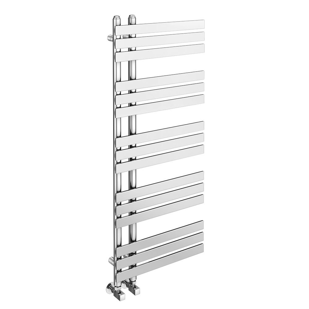 Arezzo Chrome 1200 x 500mm 15 bars Designer Heated Towel Rail