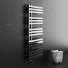 Arezzo Chrome 1200 x 500mm 15 bars Designer Heated Towel Rail