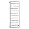 Arezzo Chrome 1380 x 600mm Designer Towel Rail