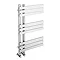 Arezzo Chrome 800 x 500mm 9 Bars Designer Heated Towel Rail Large Image