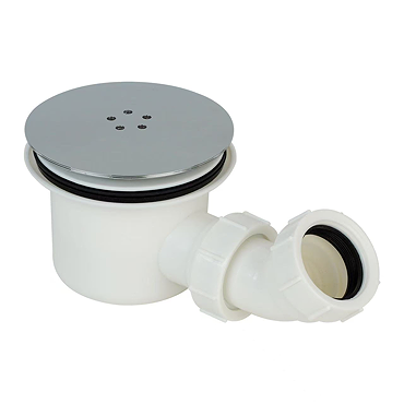 Arezzo Chrome 90mm High Flow Shower Tray Waste