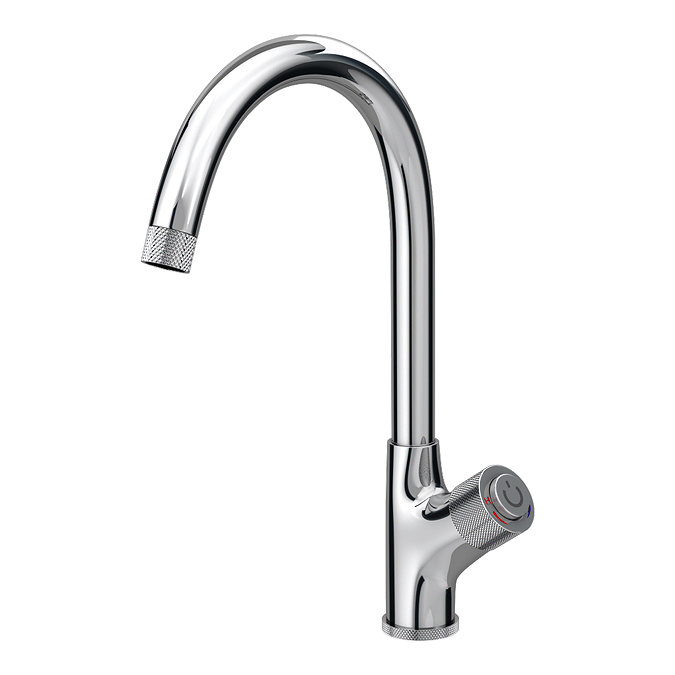 Arezzo Chrome Industrial Style 1-Touch Kitchen Mixer Tap  Standard Large Image