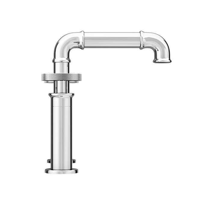 Arezzo Chrome Industrial Style Bath Filler  Standard Large Image