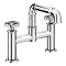 Arezzo Chrome Industrial Style Bath Filler  Feature Large Image